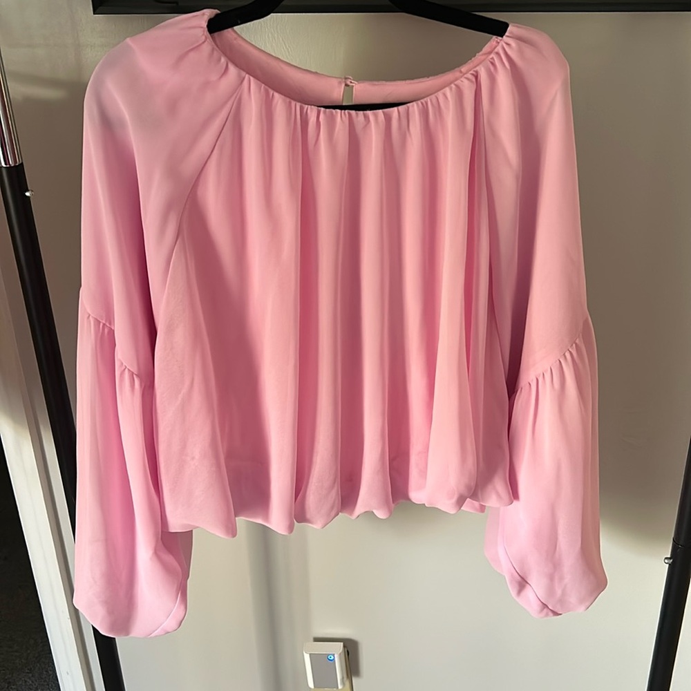 Gianni Bini Pink Long Sleeve Top